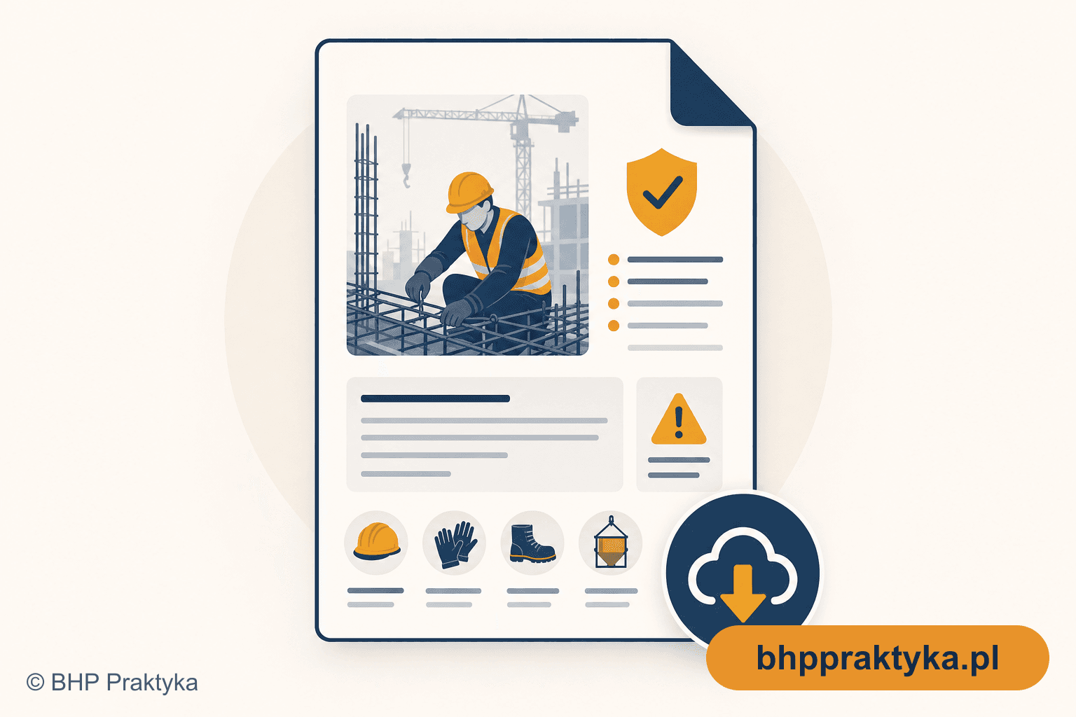 Ocena ryzyka zbrojarz betoniarz – gotowy szablon BHP